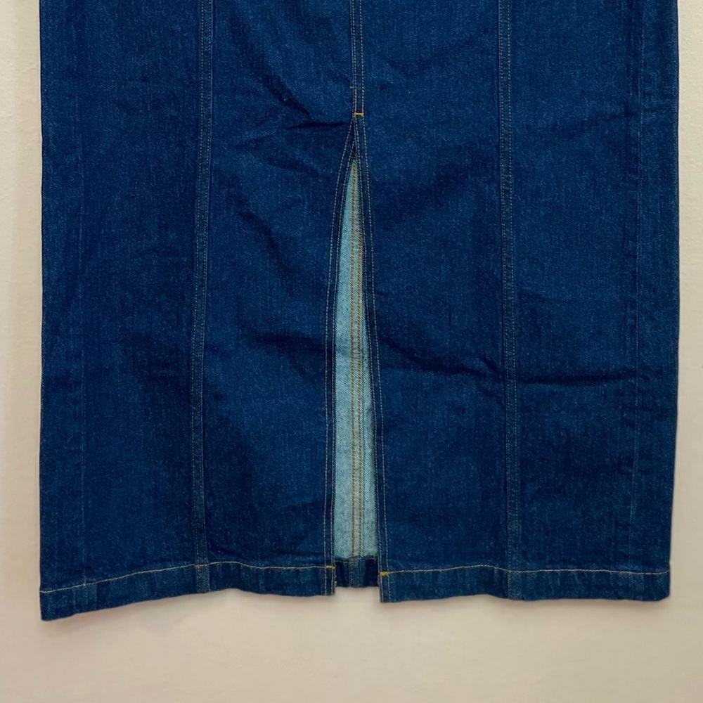 LOFT Denim Pocket Midi Skirt - Picture 5 of 6